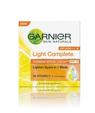 Garnier Skin Naturals Light Complete Serum Cream SPF 19, 45gm