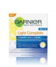 Garnier Skin Naturals Light Complete Night Cream, 18gm