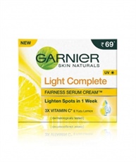 Garnier Skin Naturals Light Complete Serum Cream, 23gm