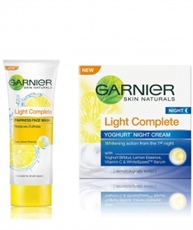 Garnier Skin Naturals, Light Complete Face Wash, 100gm and Garnier Skin Naturals, Light Complete Night Cream, 40gm