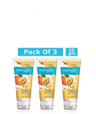 Everyuth Naturals Advanced Hydrating & Exfoliating Walnut Apricot Scrub with Hydrogel Technology 50gm Pack of 3