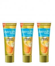 Everyuth Naturals 24 Karat Gold Golden Glow Peel-Off Mask (90 gm) - Pack of 3