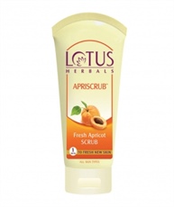 Lotus Herbals Apriscrub Fresh Apricot Scrub, 180gm