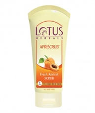 Lotus Herbals Apriscrub Fresh Apricot Scrub, 100gm