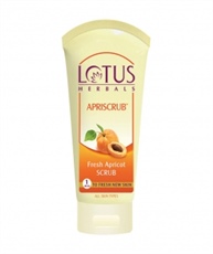 Lotus Herbals Apriscrub Fresh Apricot Scrub, 60gm