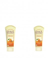 Lotus Herbals Apriscrub Fresh Apricot Scrub, 100gm & Lotus Herbals Apriscrub Fresh Apricot Scrub, 180gm