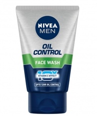 NIVEA MEN Face Wash, Oil Control, 10x Vitamin C, 50ml