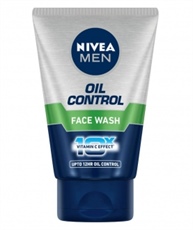 NIVEA MEN Face Wash, Oil Control, 10x Vitamin C, 100gm