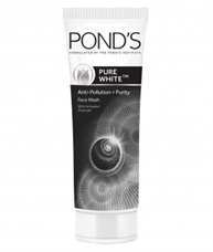 Ponds Pure White Anti Pollution With Activated Charcoal Facewash, 100gm