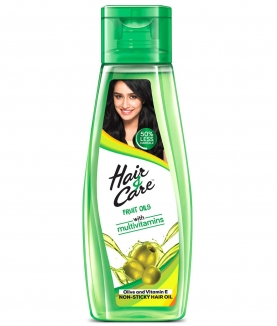 Hair & Care Fruit Oils with Olive, Mosambi & Green Apple, 500 ml (Non- Sticky Hair Oil)