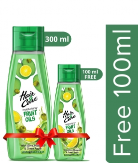 Hair & Care Fruit Oils Green, 300ml with Free 100ml