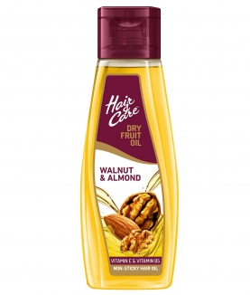 Hair & Care Dry Fruit Oil with Walnut & Almond, 300 ml (Non-Sticky Hair Oil)