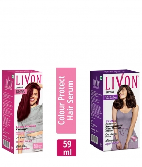 Livon Color Protect Hair Serum For Women, 59 ml and Livon Serum for Dry and Unruly Hair, 50ml