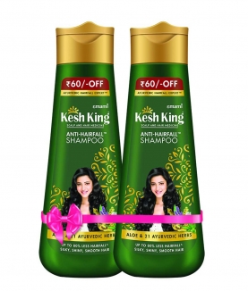 Kesh King Scalp and Hair Medicine Shampoo, Pack Of 2, 340 ml