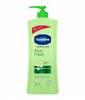 Vaseline Intensive Care Aloe Fresh Body Lotion, 400 ml