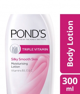 PONDS Triple Vitamin Moisturising Body Lotion, 300 ml