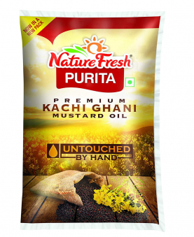 NATURE FRESH MUSTARD OIL(POUCH 1L)