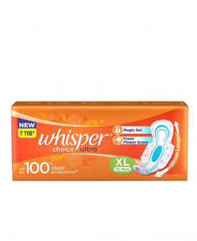 WHISPER CHOICE SAVING PACK 20 PADS