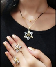 Trendy Designer Alloy Mangalsutra