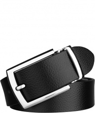 Alfami formal/casual black genuine leather belts for mens- 1 year guarantee, Gift for gents, BKLC-04