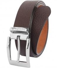 Alfami Mens/Gents/Boys Genuine Original Leather Belt | Formal/Casual | Brown Colour | All Sizes | 1 Year Warranty