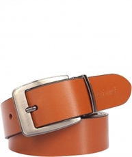 Alfami Mens Genuine Leather Belt, Brown/Tan Colour, All Sizes, Timber Pattern