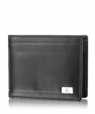 AM LEATHER Black Men`s Wallet