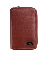 AM Leather Brown Business Credit and Debit Card Case Holder(brown)