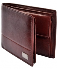 AM LEATHER Brown Men`s Wallet(two tonw)