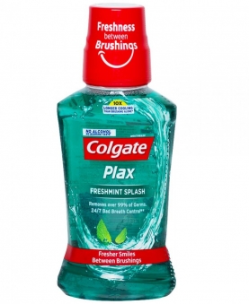 COLGATE PLAX MOUTHWASH FRESHMINT 10  150GM