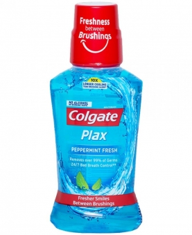 COLGATE PLAX MOUTHWASH PEPPERMINT 60  150GM