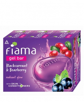 FIAMA GEL BAR  BLACKCURRANT & BEARBERRY 125*3 350GM