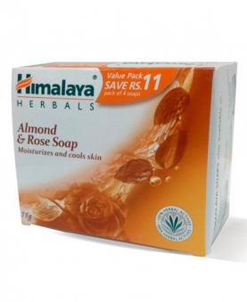 HIMALAYA ALMOND& ROSE SOAP 75GM