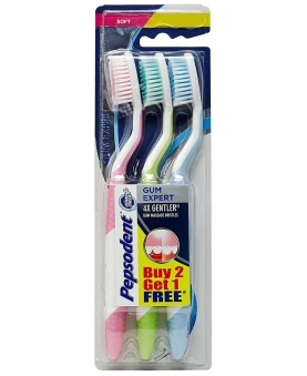 PEPSODENT GUMCARE TOOTHBRUSH SFT B2G1 MULTICOLOR