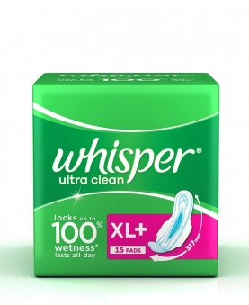 WHISPER ULTRA CLEAN 15 count