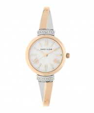 Anne Klein New York Analogue White Dial Multiple Chain Watch