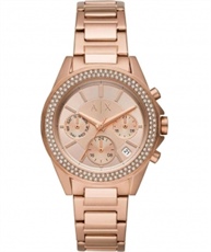 Armani Exchange Lady Drexler Analog Gold Dial Women`s Watch