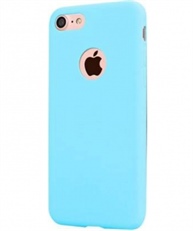 BACK COVER FOR APPLE IPHONE 8 (SKY BLUE, GRIP CASE)