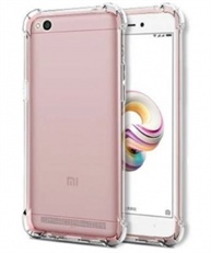 BACK COVER FOR MI REDMI 5A (TRANSAPRENT, CLEAR, SHOCK PROOF)