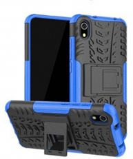 BACK COVER FOR MI REDMI 7A (BLUE, RUGGED ARMOR)