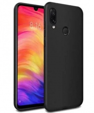 BACK COVER FOR MI REDMI NOTE 7 PRO, MI REDMI NOTE 7S, MI REDMI NOTE 7 (MATTE BLACK, CAMERA BUMP PROTECTOR)