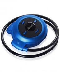 BLUETOOTH SPORTS HEADSET BASS BLUE