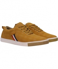 CHECK SNEAKERS CASUALS FOR MEN (WHITE,TAN)