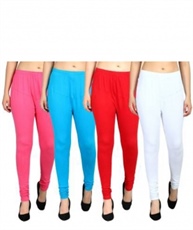 CHURIDAR LEGGING (BABY PINK, SKY BLUE, RED, WHITE, SOLID)