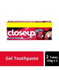 Closeup Ever Fresh Red Hot Gel Toothpaste Value Saver Pack, 2x150gm