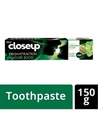 Closeup Fresh Attraction Nature Boost Gel Toothpaste - 150 gm (Cardamom & Tulsi)