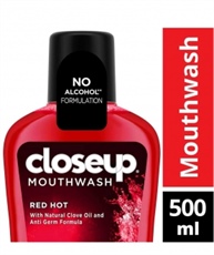 Closeup Red Hot Mouthwash - 500 ml