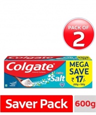 Colgate Active Salt Toothpaste, 300gm Saver Pack (Pack of 2)