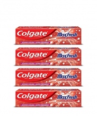 Colgate Maxfresh Spicy Fresh Red Gel Toothpaste, 150gm (Pack of 4)