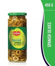 Del Monte Green Sliced Olives, 450gm